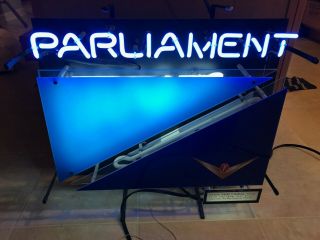 Parliament Cigarette Vintage 1990 ' s Neon Bar Sign 24 X 20 Inch 3