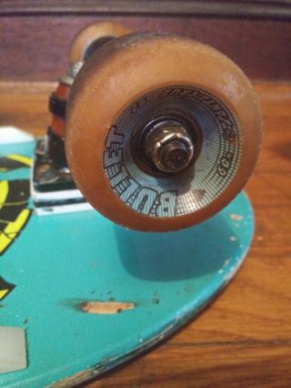 Vintage 1980 ' s Santa Cruz Rob Roskopp Target 3 Design Skateboard 3