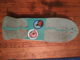 Vintage 1980 ' s Santa Cruz Rob Roskopp Target 3 Design Skateboard 4