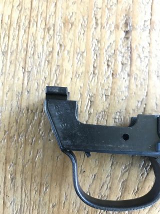 M1 Carbine Trigger Housing made by IBM Corp - marked BE - B 2