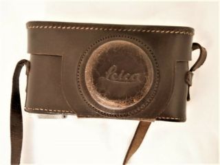 VINTAGE LEICA DRP ERNST LEITZ WETZLAR CAMERA WITH LEATHER CASE 11