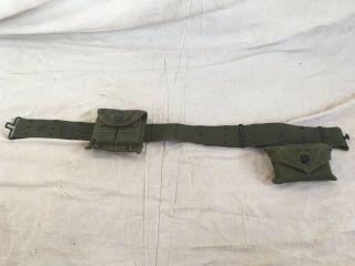 2 M - 1 Carbine 15 Round Magazines In Pouch With Belt And Wound Dressing 5