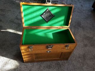 Vintage H Gerstner & Sons Oak Machinists Chest Model 41A No Key 7 drawers 3