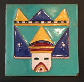 Vintage " Gila Pottery " Tile