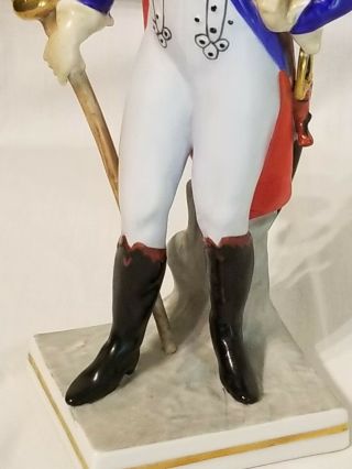 Frankenthal Wessel Porcelain Napoleon Soldier Figurine 1806 Franz.  Tambour C3 7