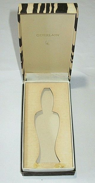 Vintage Guerlain Perfume Bottle Vol De Nuit Rosebud/Amphora 1/2 OZ & Box - Empty 2