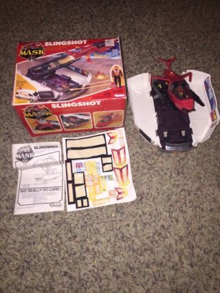 Vintage M.  A.  S.  K.  Mask 1986 Riker Slingshot Kenner Toy Vehicle Box Rv Van