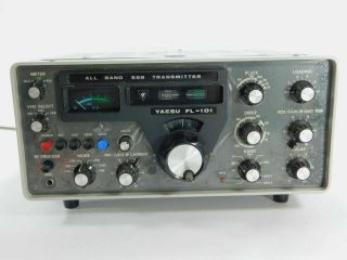 Yaesu FL - 101 Vintage Ham Radio Transmitter or Restoration SN 5I305048 2