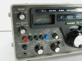 Yaesu FL - 101 Vintage Ham Radio Transmitter or Restoration SN 5I305048 3