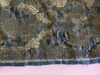 18/19th Century Textile Fragment - Embroidery On Silk - Turkish/islamic A/f