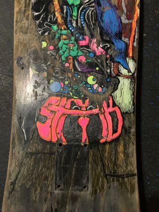 Vintage SIMS Kevin Staab Witch skateboard Deck Rare 4