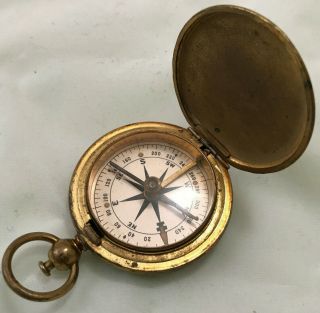 Ww2 U.  S.  Military Brass Compass