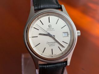 Vintage OMEGA Seamaster Cosmic 2000 Cal.  1020 Date Mens Wrist Watch 2