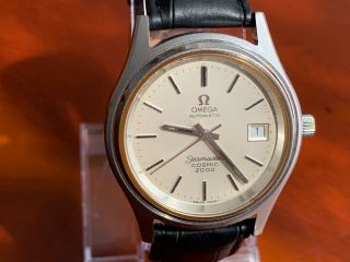 Vintage OMEGA Seamaster Cosmic 2000 Cal.  1020 Date Mens Wrist Watch 4