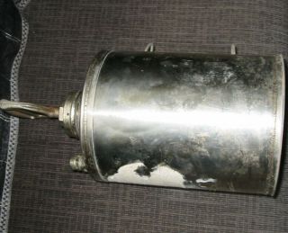 vintage metal tank sprayer 8 inch diameter 3