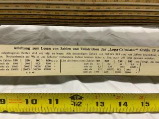 Antique Mathematical Loga Cylindrical Calculator Slide Rule - Exc, 7
