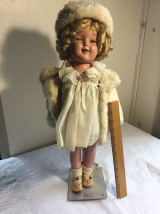 20” Shirly Temple Doll,  Dress,  Branded