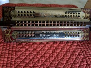 M Hohner Tremolo Harmonica Vintage Paddlewheel
