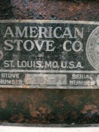 Antique Magic Chef Gas Stove Range American Stove Company Vintage 10
