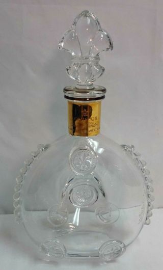 Vintage Remy Martin King Louis XIII Grande Champagne Cognac Bottle EMPTY 2
