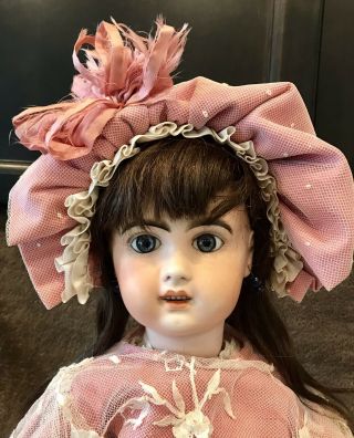 Antique Bebe Jumeau French Doll 20.  5 " Open Mouth