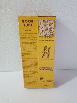 Vintage 1962 MB Milton Bradley Boob Tube Race Marble Game 2