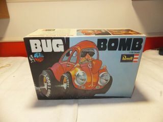 Revell Dave Deals Wheels Bug Bomb Kit H - 1351 Open Inventoried Complete