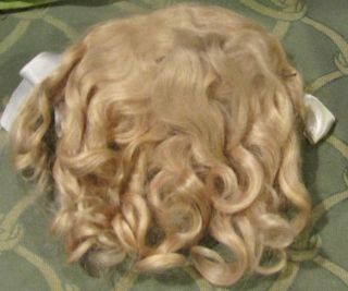 G75 Best Antique 11 - 12 " Mohair Wig For Antique French Or German Bisque Doll