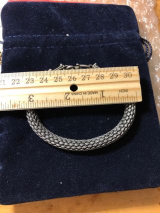 Vintage 1970’s Sterling Silver Double Dragon Head Detailed Bracelet - 43 Grams 12