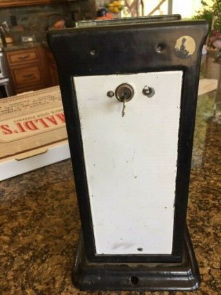Vintage Stamp Vending Machine 4 One cent Stamps for a Nickel. 7
