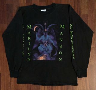 Vintage 1996 Marilyn Manson When I’m God Everyone Dies Longsleeve Shirt