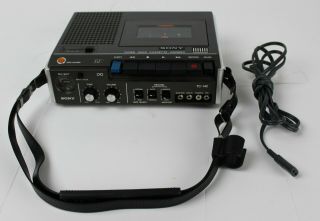 Vintage 1970s Sony Three Head Portable Cassette Tape Player Recorder TC - 142 2