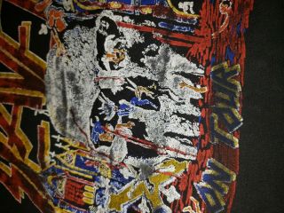 vintage 1980 ' s slayer tour shirt Reign in Blood tour t shirt metallica 9