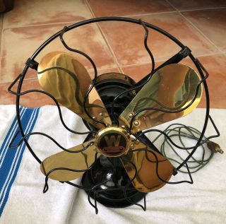 RESTORED Vintage Antique Westinghouse Whirlwind Electric Fan Art Deco 162628G 11