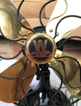 RESTORED Vintage Antique Westinghouse Whirlwind Electric Fan Art Deco 162628G 2
