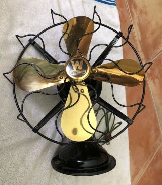 RESTORED Vintage Antique Westinghouse Whirlwind Electric Fan Art Deco 162628G 8