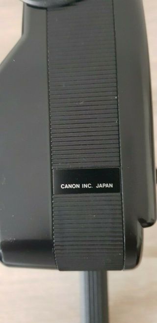 VINTAGE CANON CANOSOUND 312XL - S VIDEO CAMERA,  1978,  & 6