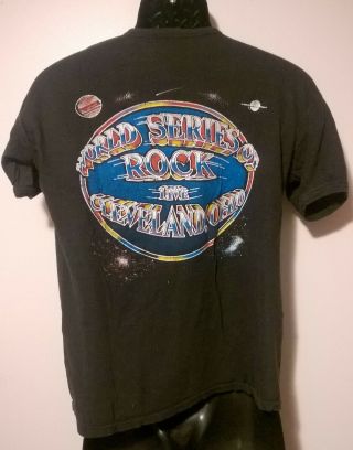 Vintage 1979 World Series Of Rock Cleveland Stadium T - Shirt Aerosmith 2