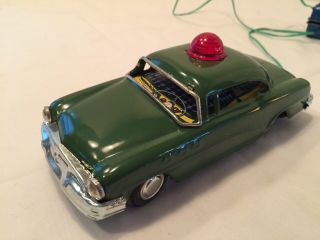 Marx Vintage Battery Operated Police Car 1950’s