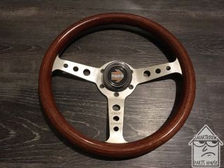 Vintage Momo Indy 315mm Wood Steering Wheel Jdm Nardi Personal