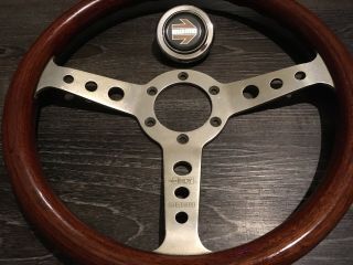 Vintage Momo Indy 315mm Wood Steering Wheel Jdm Nardi Personal 4