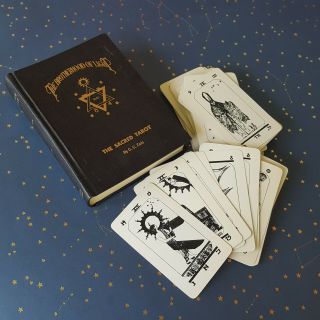 Vintage Tarot Card Deck & Book Brotherhood Of Light Egyptian Tarot 1969