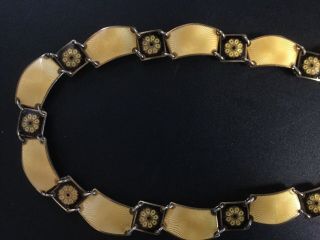 David Andersen Sterling Enamel Necklace And Bracelet 10