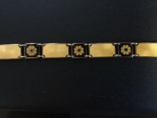 David Andersen Sterling Enamel Necklace And Bracelet 7