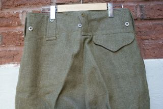 WW2 Canadian Army Battle dress trousers Large size 3