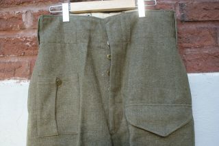 WW2 Canadian Army Battle dress trousers Large size 4