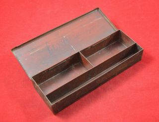 GERMAN WWII WEHRMACHT MG SPARE PARTS / TOOLS STEEL BOX CASE WAR RELIC 7