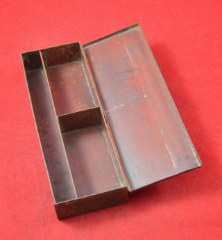 GERMAN WWII WEHRMACHT MG SPARE PARTS / TOOLS STEEL BOX CASE WAR RELIC 8