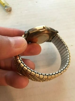 Rare Vintage 10K Gold Filled Men ' s Hamilton Electric Wrist Watch 10