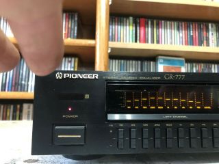 Vintage Pioneer GR - 777 Stereo Graphic Equalizer EQ Double Spectrum Analyzer 6